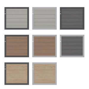 SYSTEM WPC CLASSIC Vorgartentor 98x90 Cm